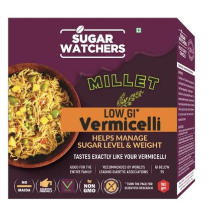 Sugar Watchers Low GI Sevai (Vermicelli), No Maida, Diabetic Friendly