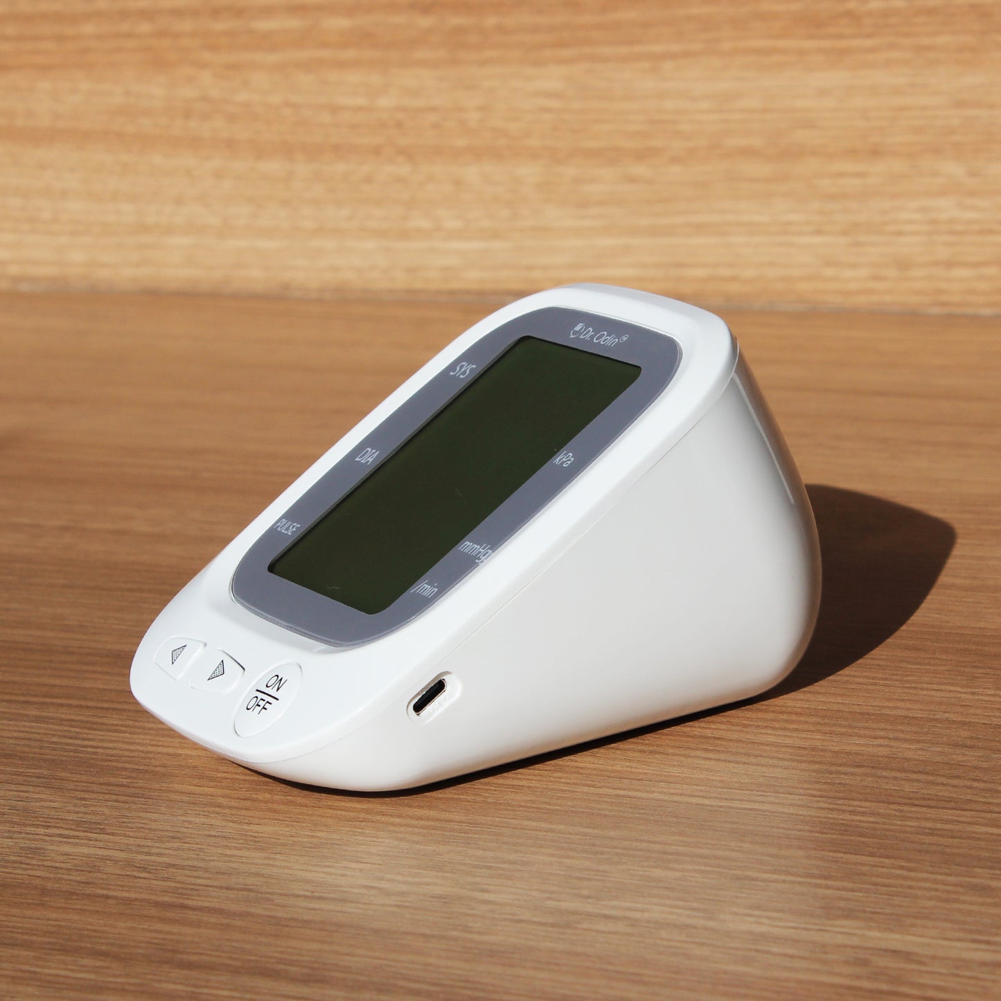 Dr.Odin JN-163B Blood Pressure Monitor with Large LCD Display, Voice Function, 2 User Suppport, USB Type-C | White