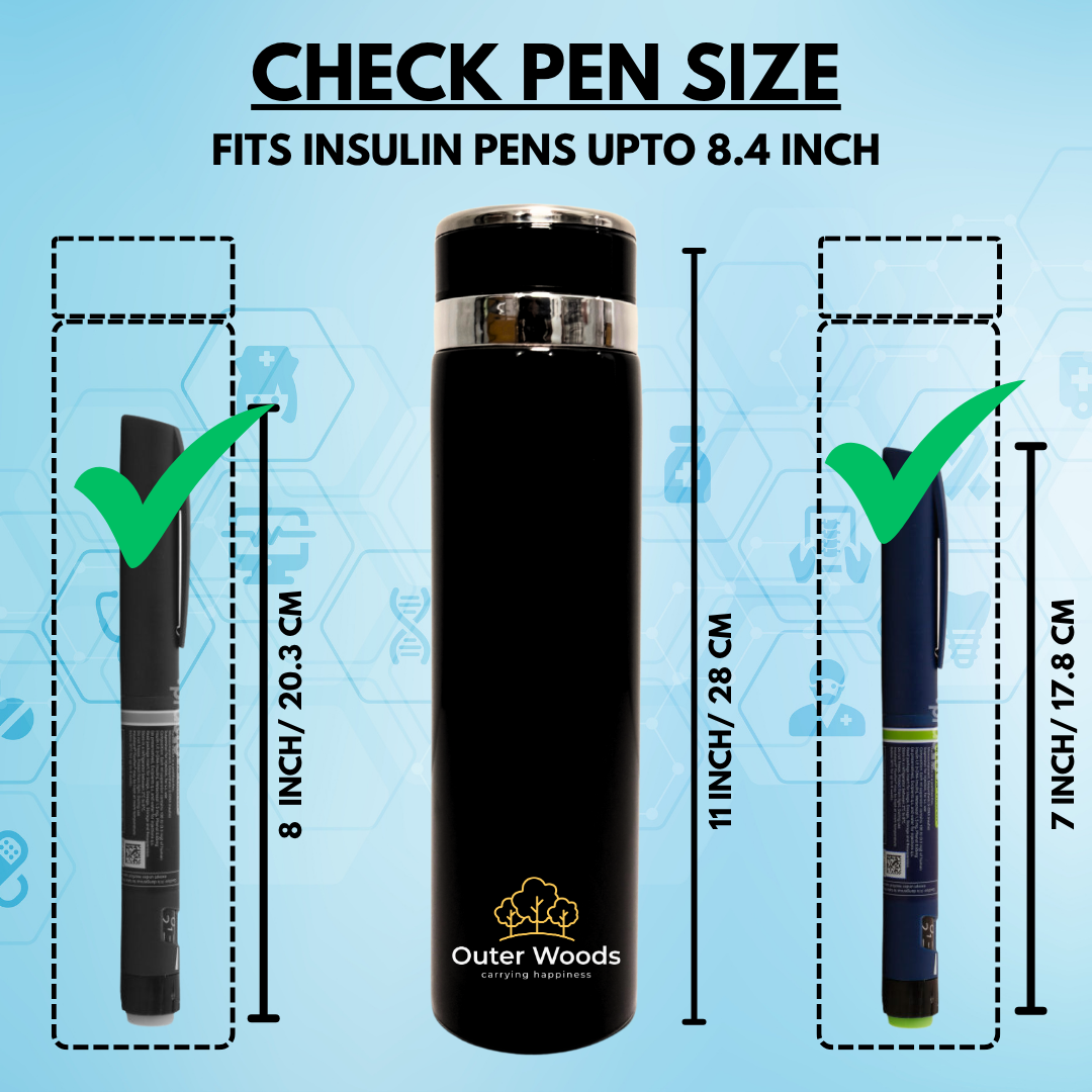 Outer Woods Insulin Cooler Bottle Case - Large (1000ml)