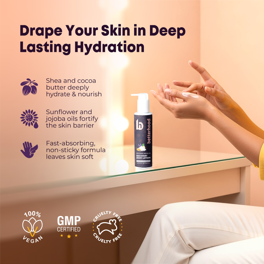 Betterhood Magnesium Body Lotion For Recovery