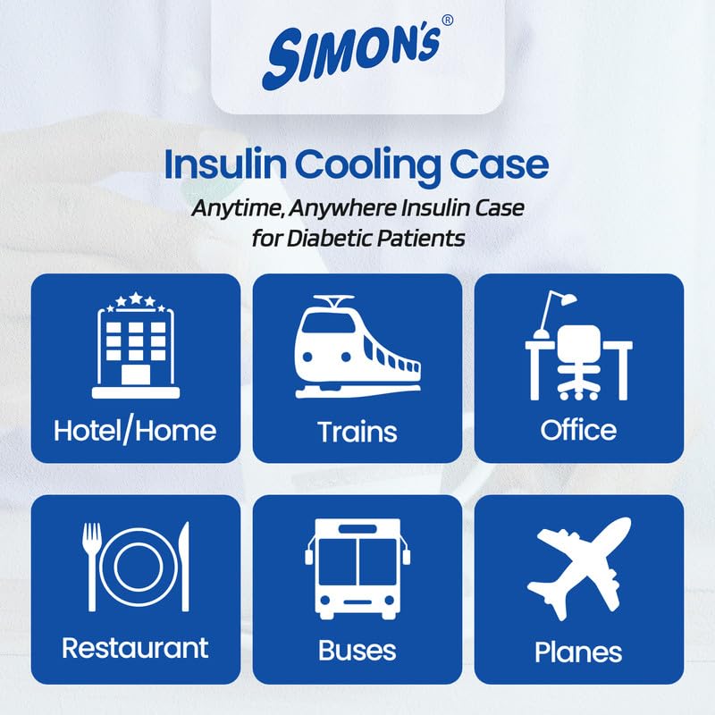 Insulin cooling case for diabetes patients, keep insulin cool travel pouch