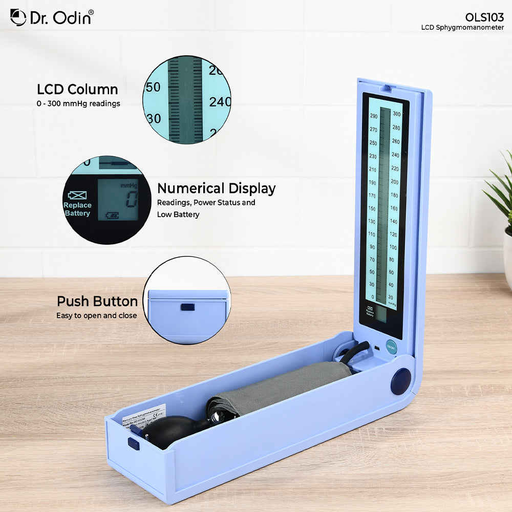 Dr. Odin OLS103 LCD Mercury-Free Sphygmomanometer