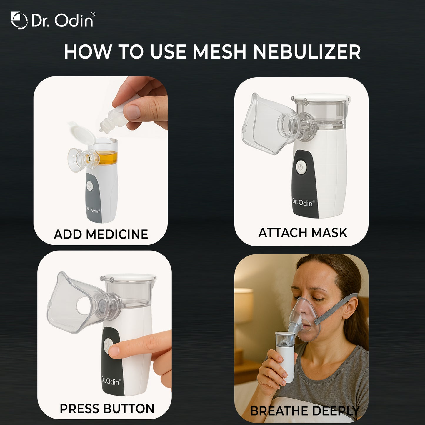 Dr. Odin OMN 102 Mesh Nebulizer