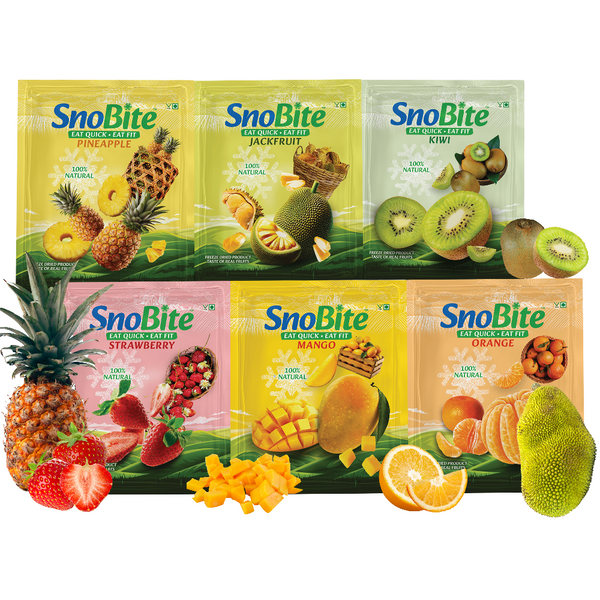 Snobite Ultimate Fruit Pouch Bundle- All 6 Pouches