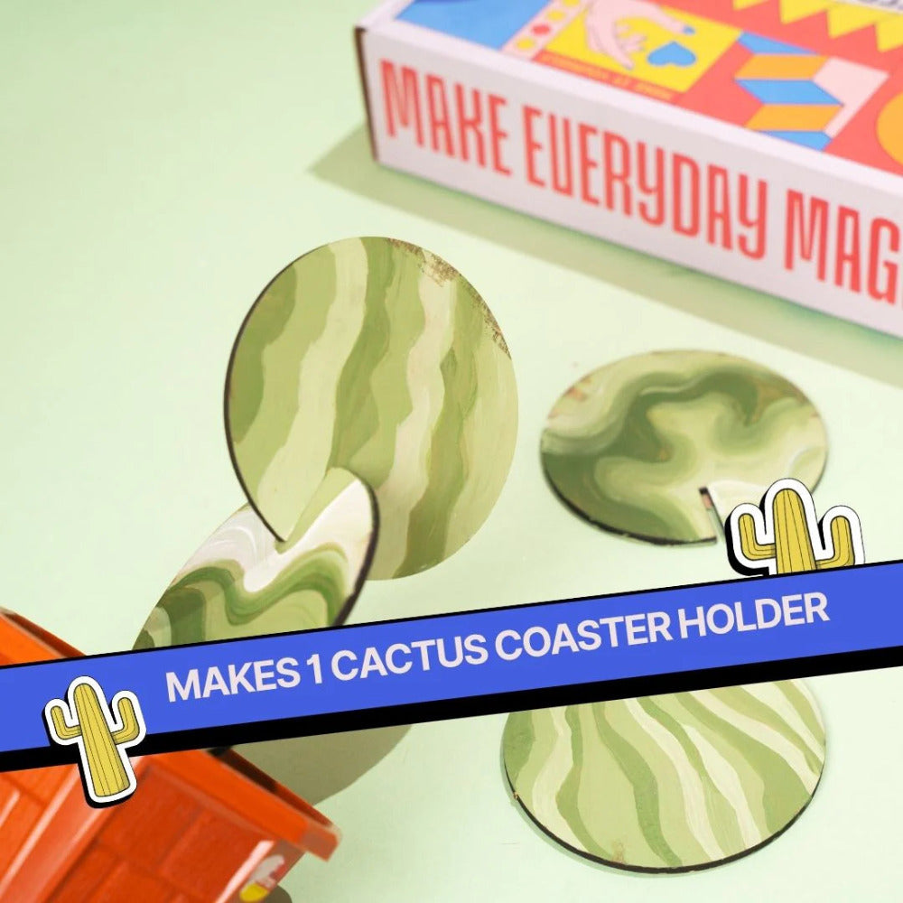 Kitsters DIY Cactus Coaster Holder Kit