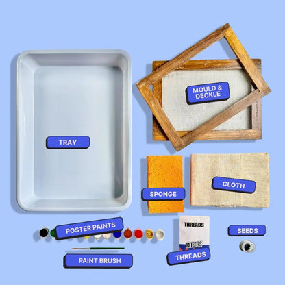 Kitsters DIY COMBO : DIY Handmade Paper Kit & DIY Solar Printing Kit