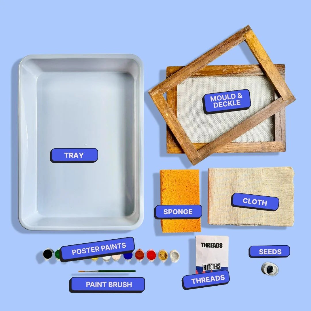 DIY COMBO : DIY Handmade Paper Kit & DIY Solar Printing Kit