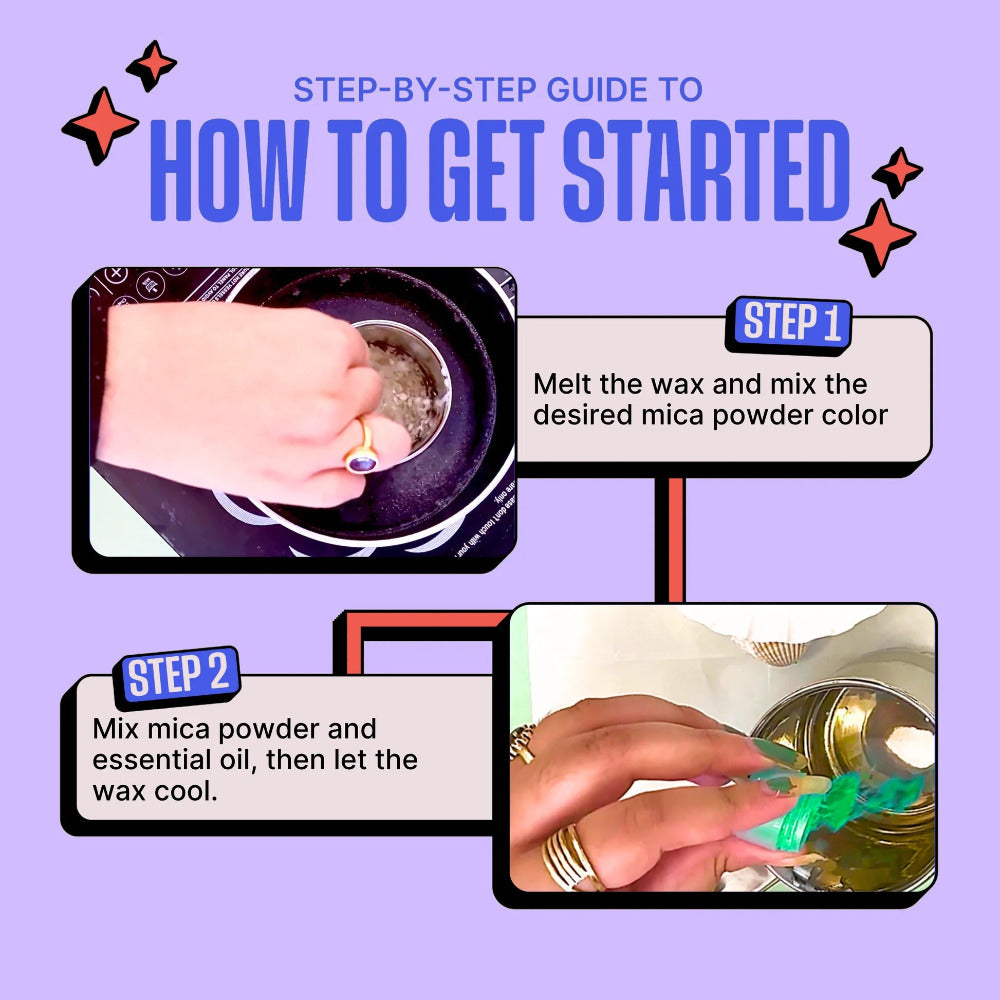 Kitsters DIY Shell Candle Kit