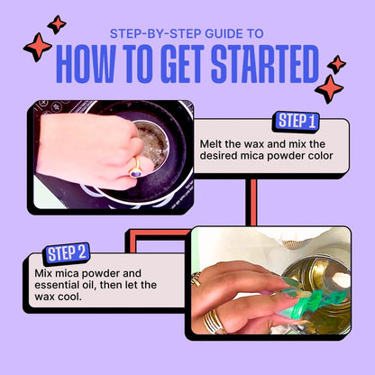 Kitsters DIY Shell Candle Kit