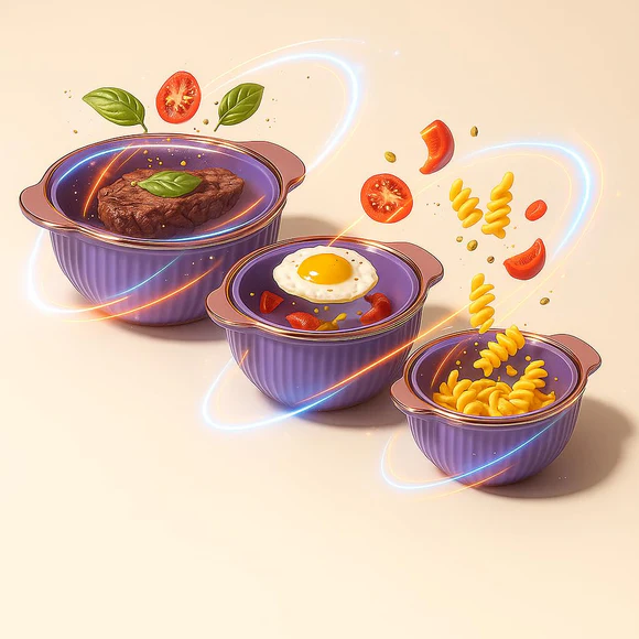 Comfy Homes Casserole Storage Set of 3