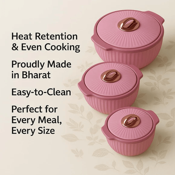 Comfy Homes Casserole Storage Set of 3