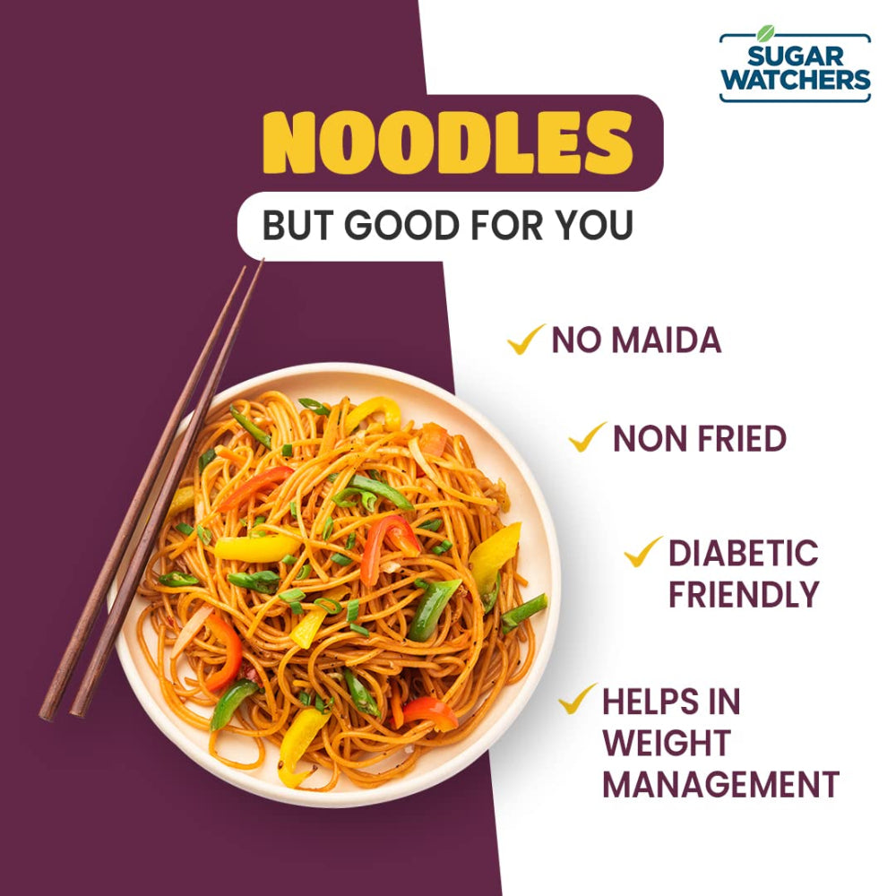 Sugar Watchers Low GI Noodles, No Maida, Non-Fried, Diabetic Friendly