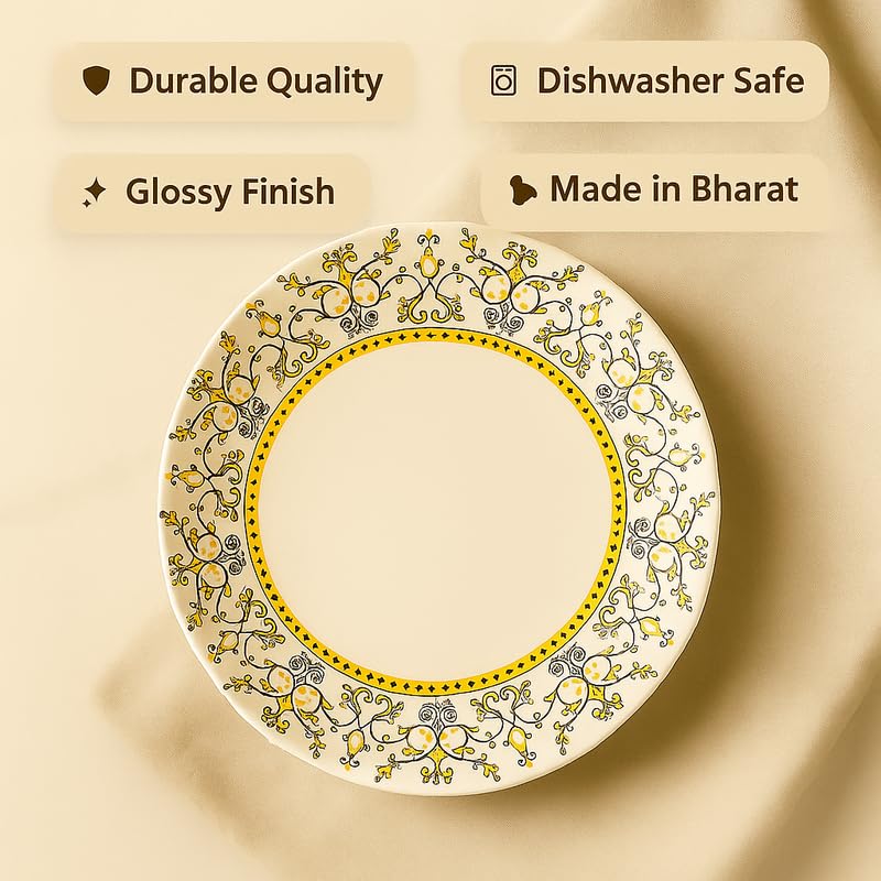 Comfy Homes Round Melamine 41 Pcs Dinner Set