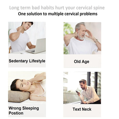Houzaide Electric Pulse Neck Massager for Neck Pain relief, Cervical Pain Relief With Heat & TENS pulse, Rechargeable Deep Tissue
