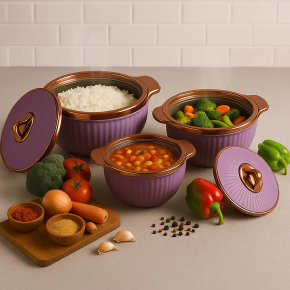 Comfy Homes Casserole Storage Set of 3