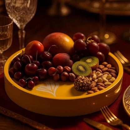 Comfy Homes Wooden Circular Platter