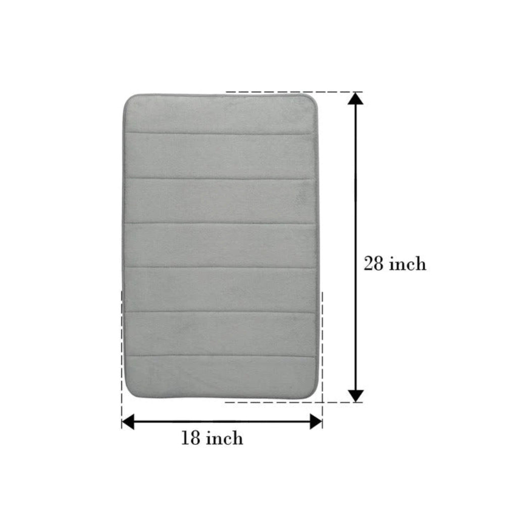 Simon's BEAR GRIPS Memory Foam Bathroom Door Mat 70 cm X 45 cm
