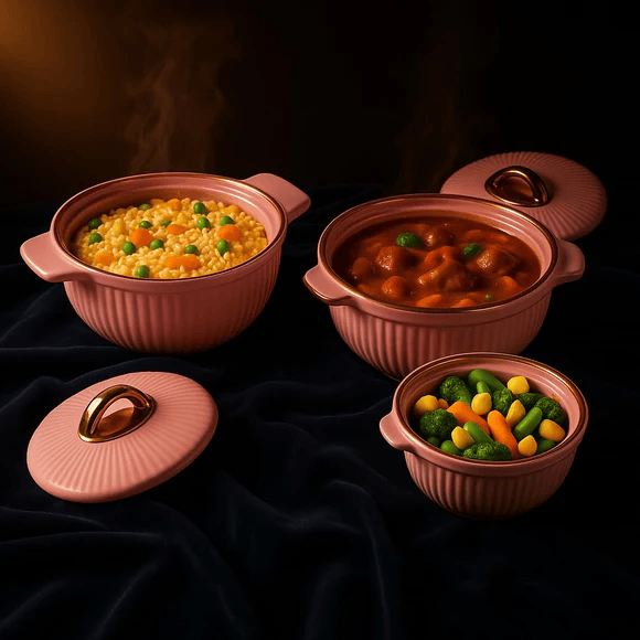 Comfy Homes Casserole Storage Set of 3