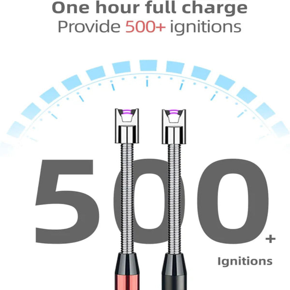 LA' FORTE Rechargeable Multi Purpose Lighter USB Charging, Flameless (Random Color Supply)