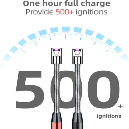 LA' FORTE Rechargeable Multi Purpose Lighter USB Charging, Flameless (Random Color Supply)