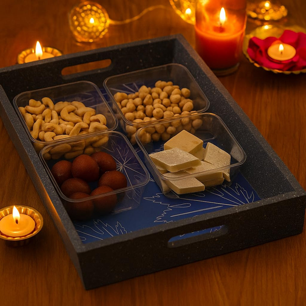 Comfy Homes Stylish Wooden Tray