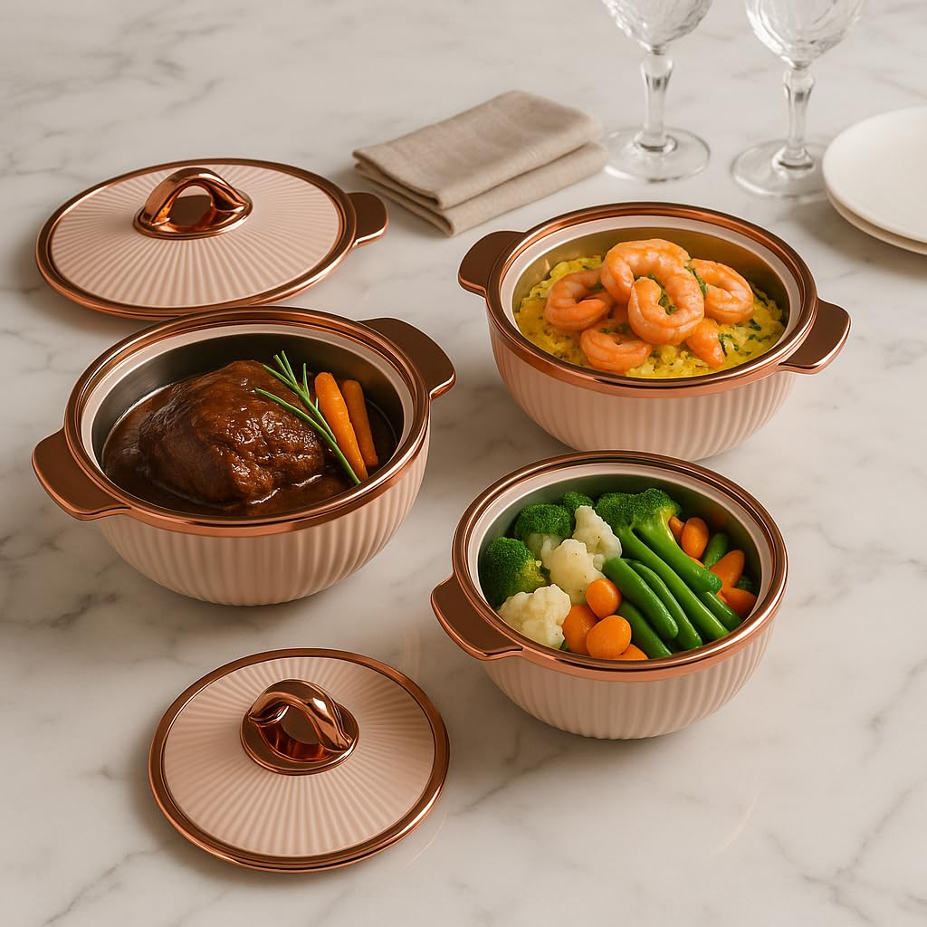 Comfy Homes Casserole Storage Set of 3