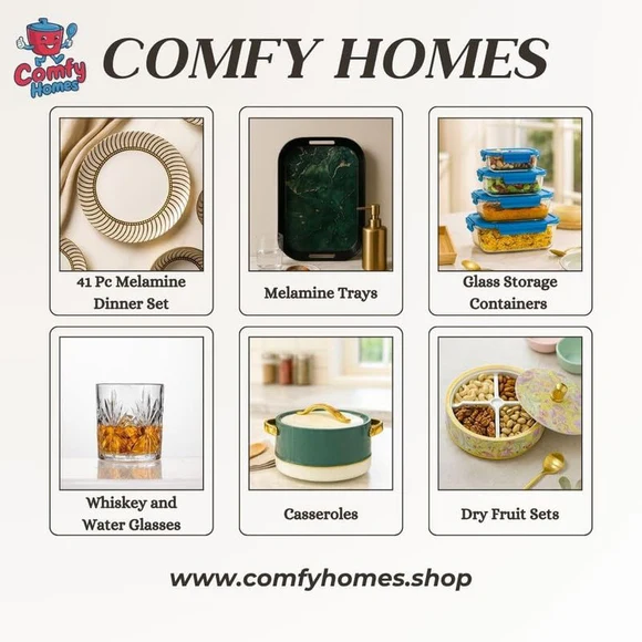 Comfy Homes Collapsible Glass Container Set