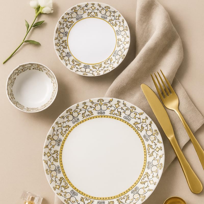 Comfy Homes Round Melamine 41 Pcs Dinner Set