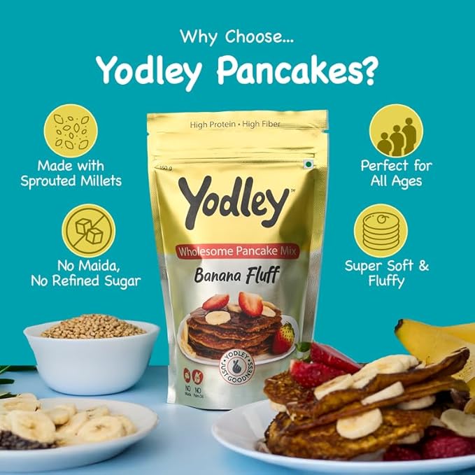 Yodley Wholesome Pancake Mix - Banana Fluff