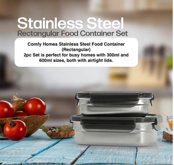 Comfy Homes Stainless Steel - Lunch & Storage Container