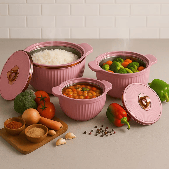 Comfy Homes Casserole Storage Set of 3