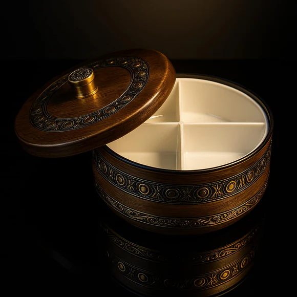 Comfy Homes Revolving Dry Fruit & Snack Storage Box