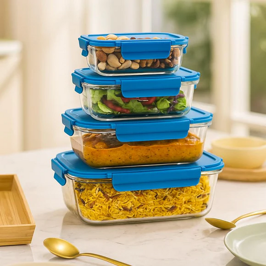 Comfy Homes Collapsible Glass Container Set