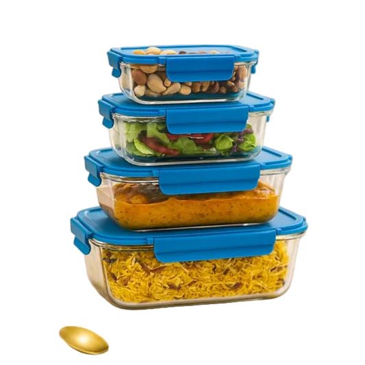 Comfy Homes Collapsible Glass Container Set