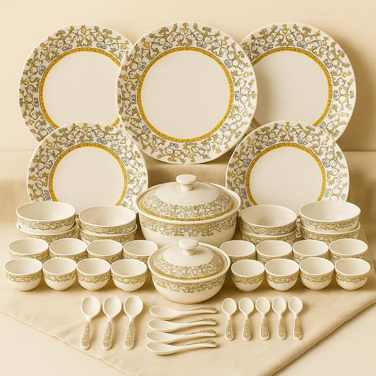 Comfy Homes Round Melamine 41 Pcs Dinner Set