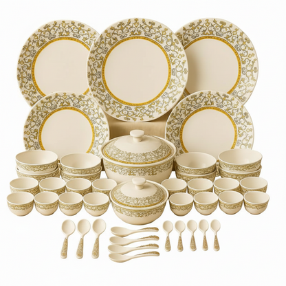 Comfy Homes Round Melamine 41 Pieces Dinner Set
