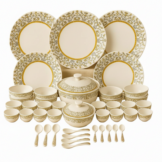 Comfy Homes Round Melamine 41 Pieces Dinner Set