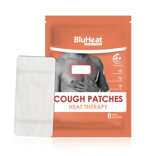 BluHeat Cough Decongestion Patches Heat Therapy Patches