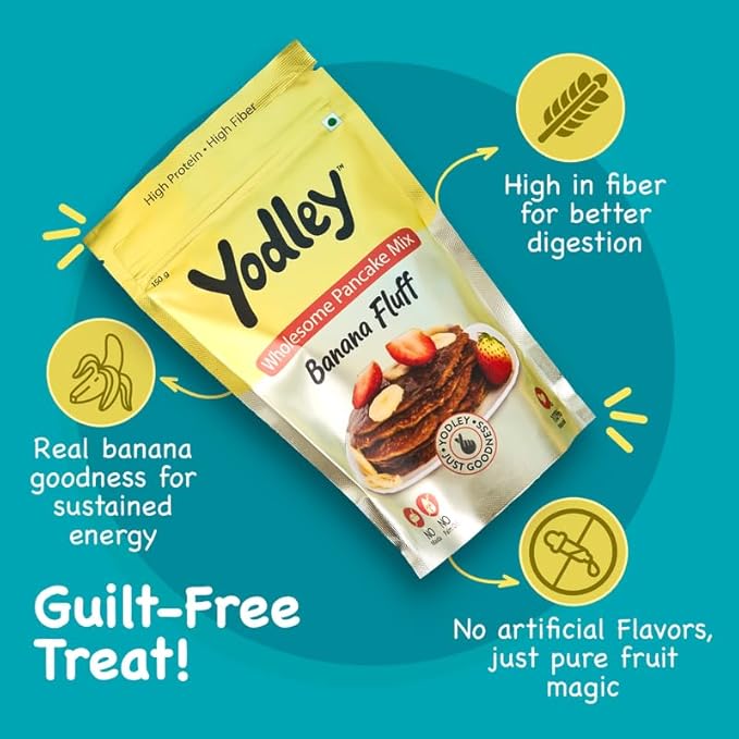Yodley Wholesome Pancake Mix - Banana Fluff