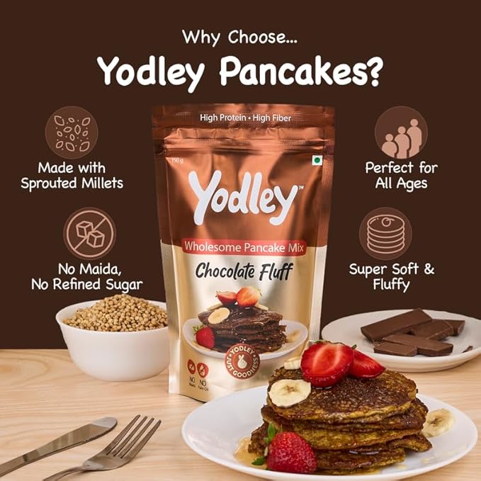 Yodley Wholesome Pancake Mix - Chocolate Fluff