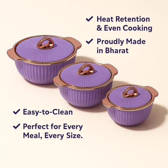 Comfy Homes Casserole Storage Set of 3