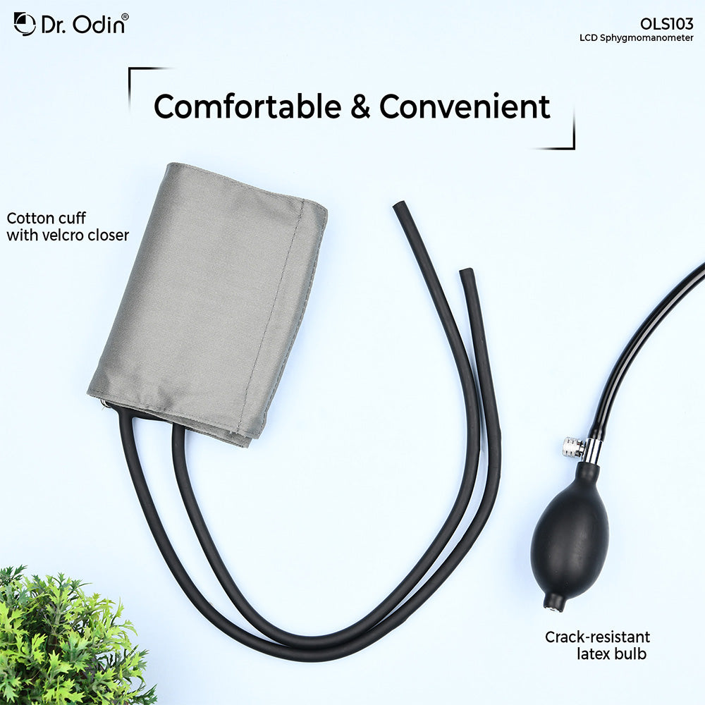 Dr. Odin OLS103 LCD Mercury-Free Sphygmomanometer