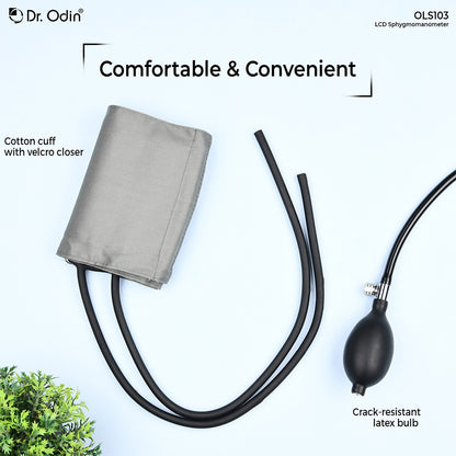 Dr. Odin OLS103 LCD Mercury-Free Sphygmomanometer