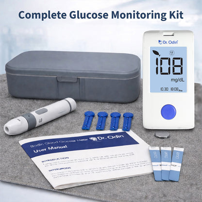 Dr. Odin Blood Glucose Monitoring GOD Meter Kit (25 strips)