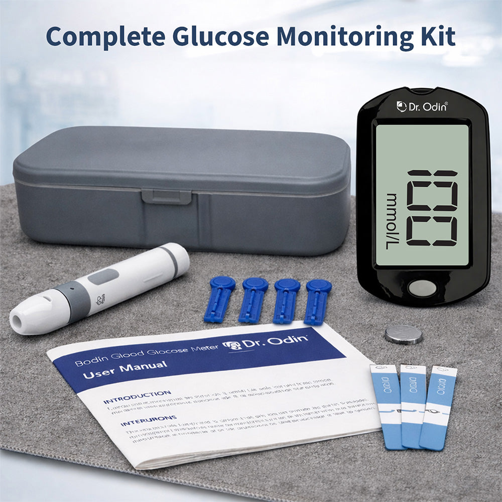 Dr. Odin Blood Glucose Monitoring System GDH-FAD Meter Kit (10strips)