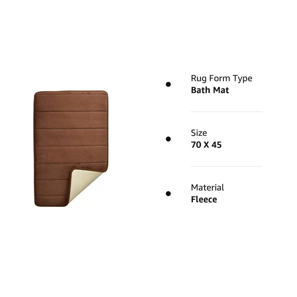 Simon's BEAR GRIPS Memory Foam Bathroom Door Mat 70 cm X 45 cm