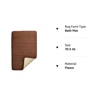 Simon's BEAR GRIPS Memory Foam Bathroom Door Mat 70 cm X 45 cm