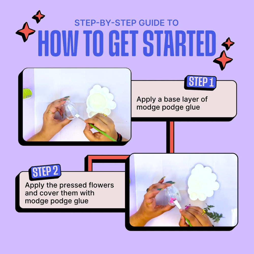 Kitsters DIY Floral Glow Jar Kit