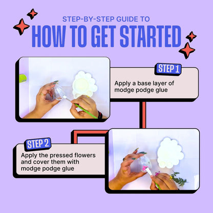 Kitsters DIY Floral Glow Jar Kit