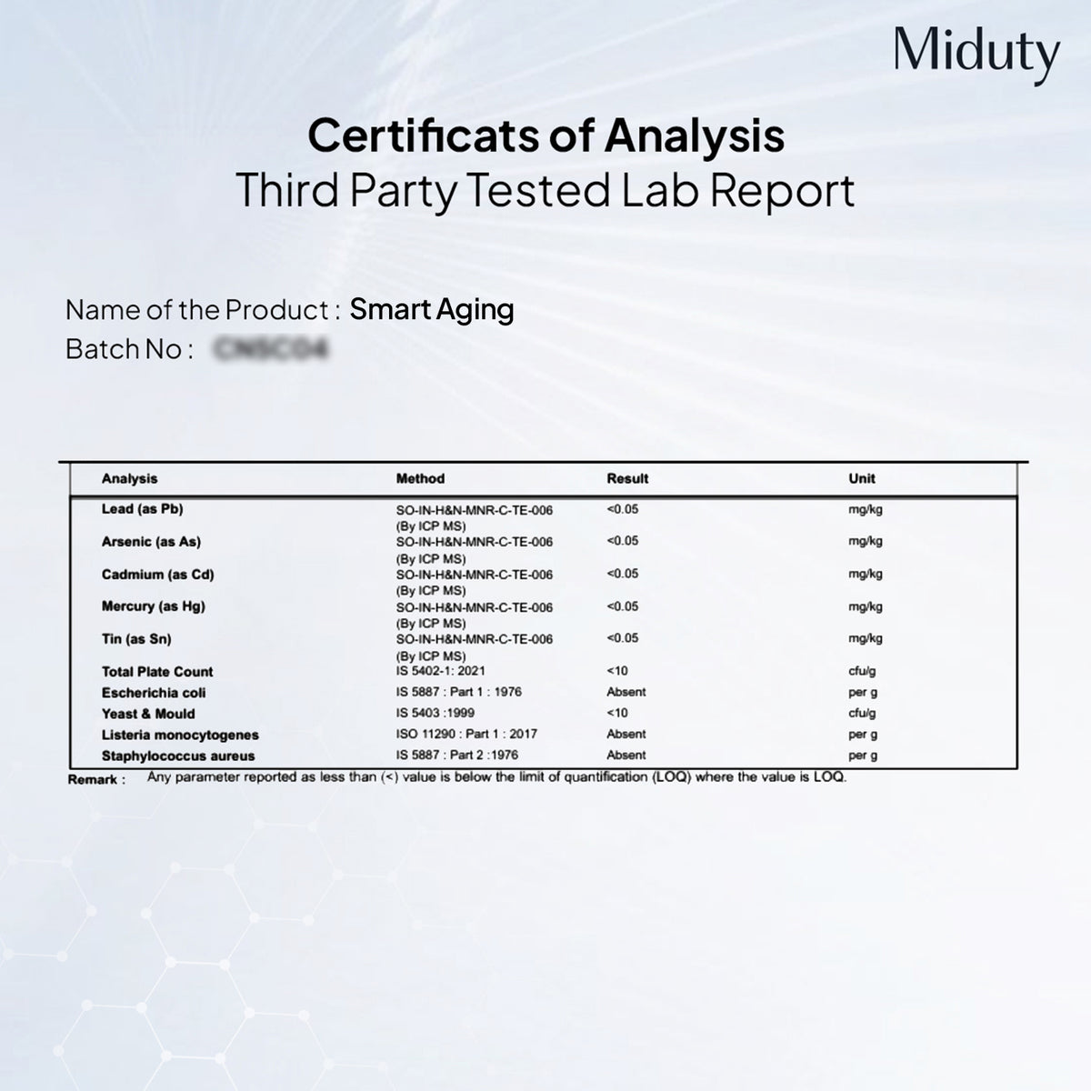 Miduty Smart Aging